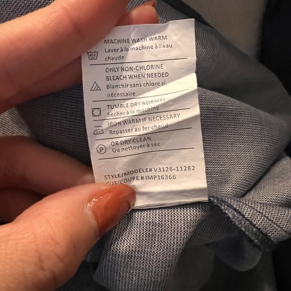 Vince Denim Blue Bib-front Half-button up Tunic - Picture 5 of 5